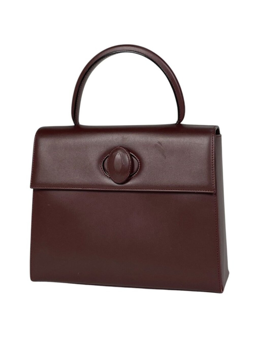 Cartier Must Line Handbag Leather Bordeaux
